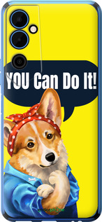 Силиконовый чехол чехол с корги You Can Do It для Tecno Pova Neo 2 LG6n - 6184u-2968 изображение 