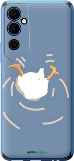 Силіконовий чехол Гусь ныряет для Tecno Pova Neo 2 LG6n - 6275u-2968 изображение 