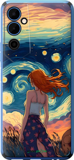 Силиконовый чехол Девушка Арт для Tecno Pova Neo 2 LG6n - 6325u-2968 изображение 