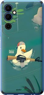 Силіконовий чехол Каченя з автоматом для Tecno Pova Neo 2 LG6n - 6356u-2968 изображение 