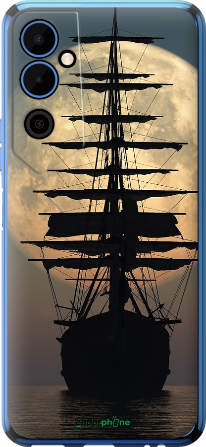 Силиконовый чехол Корабль для Tecno Pova Neo 2 LG6n - 5998u-2968 изображение 