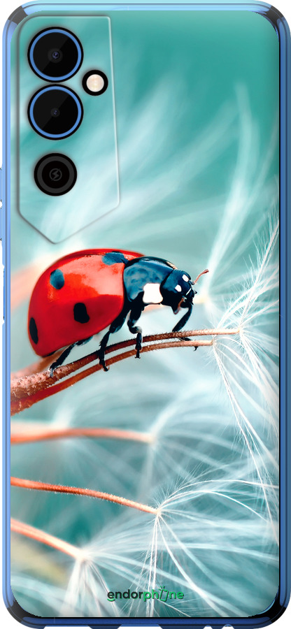 Силиконовый чехол Божья коровка для Tecno Pova Neo 2 LG6n - 6049u-2968 изображение 