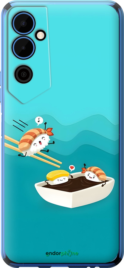 Силиконовый чехол Суши для Tecno Pova Neo 2 LG6n - 6354u-2968 изображение 