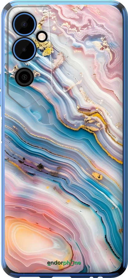 Силиконовый чехол Мрамор красивый для Tecno Pova Neo 2 LG6n - 6376u-2968 изображение 