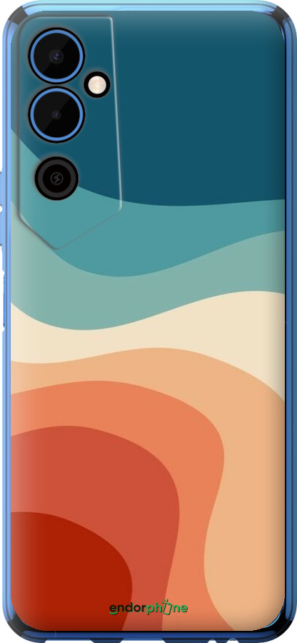 Силиконовый чехол В стиле ретро с волнами для Tecno Pova Neo 2 LG6n - 6531u-2968 изображение 