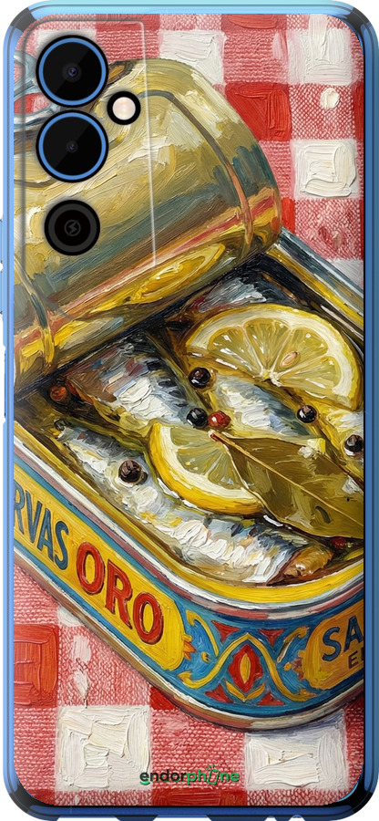 Силиконовый чехол Vintage Sardine Tin Phone для Tecno Pova Neo 2 LG6n - 6772u-2968 изображение 