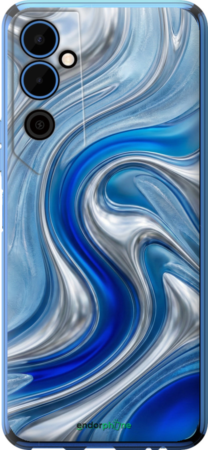 Силиконовый чехол Liquid Chrome для Tecno Pova Neo 2 LG6n - 6781u-2968 изображение 