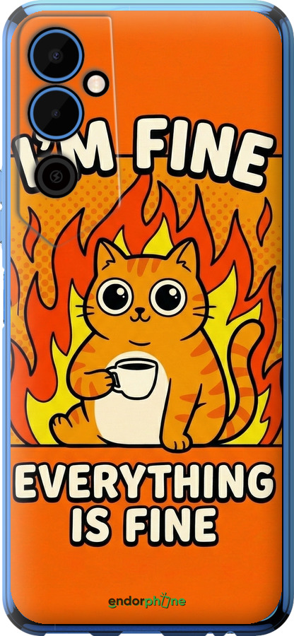 Силиконовый чехол Funny Cat для Tecno Pova Neo 2 LG6n - 6786u-2968 изображение 