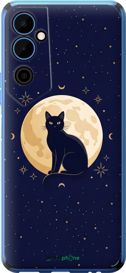 Силиконовый чехол Cute Cat Celestial/Witchy для Tecno Pova Neo 2 LG6n - 6787u-2968 изображение 