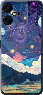 Силиконовый чехол Креативный арт для Tecno POVA NEO 3 - 6322u-3140 изображение 