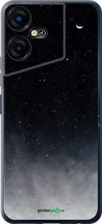 Силиконовый чехол Сині хмари, Синій місяць для Tecno POVA NEO 3 - 6396u-3140 изображение 