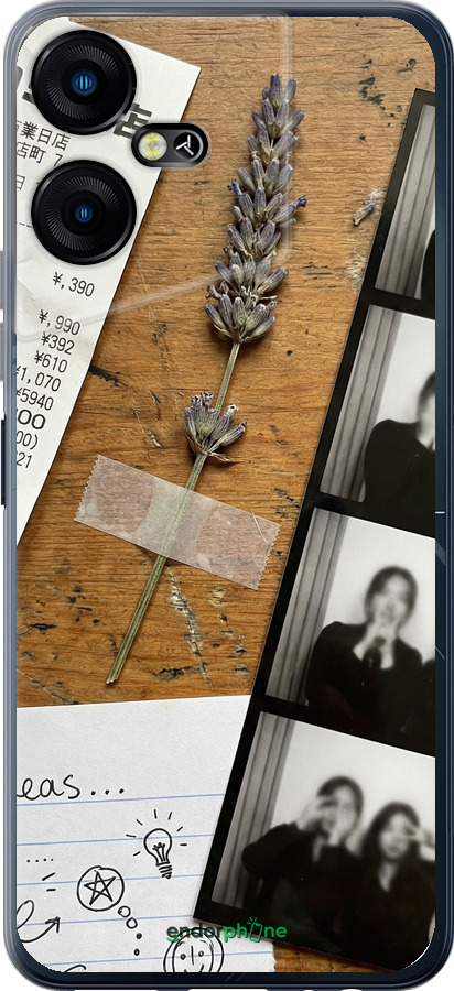 Силиконовый чехол Aesthetic Scrapbook Collage для Tecno POVA NEO 3 - 6773u-3140 изображение 