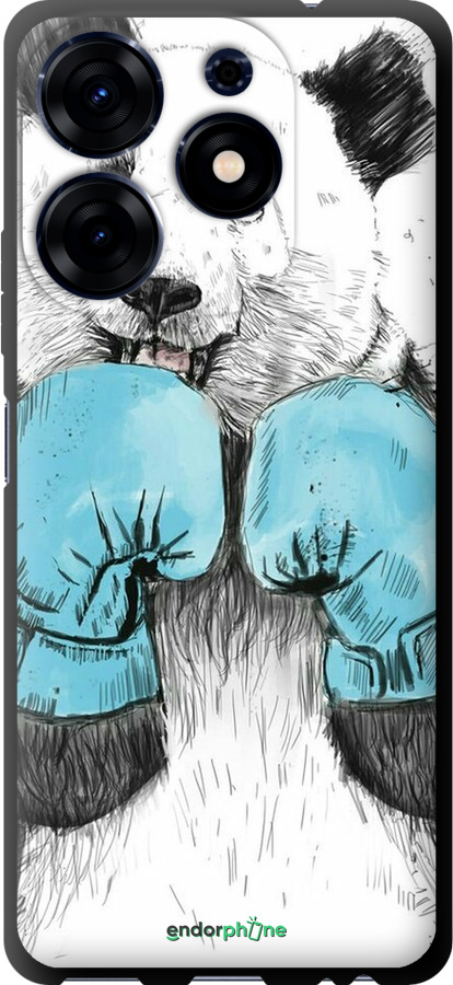 TPU чехол Панда-боксер для Tecno Spark 10 Pro - 4104b-3022 изображение 