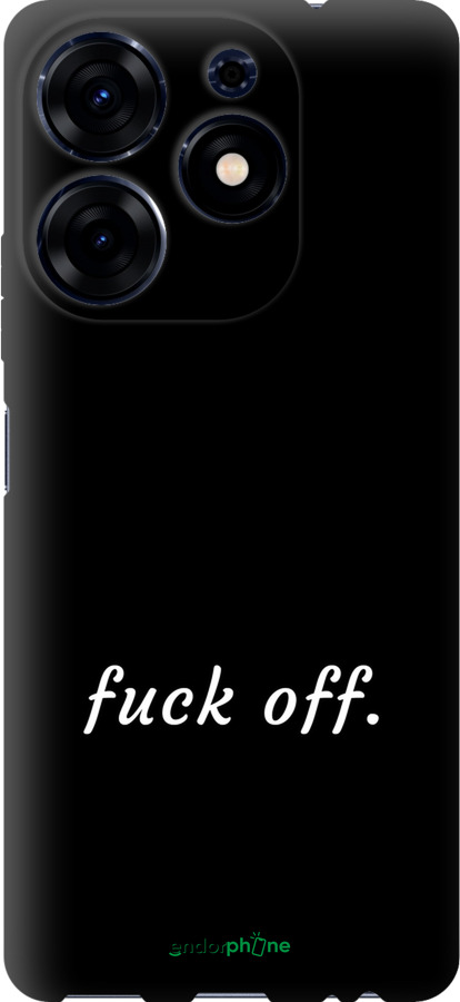 TPU чехол Fuck off для Tecno Spark 10 Pro - 4731b-3022 изображение 