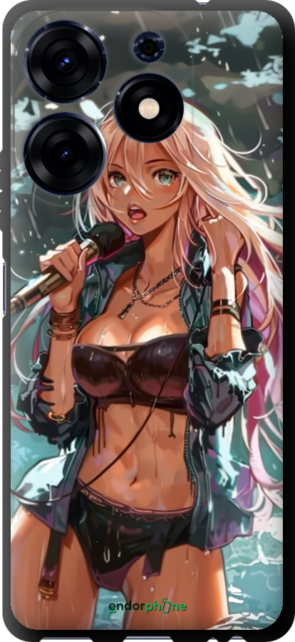 TPU чехол Аніме-зірка під водоспадом для Tecno Spark 10 Pro - 6121b-3022 изображение 