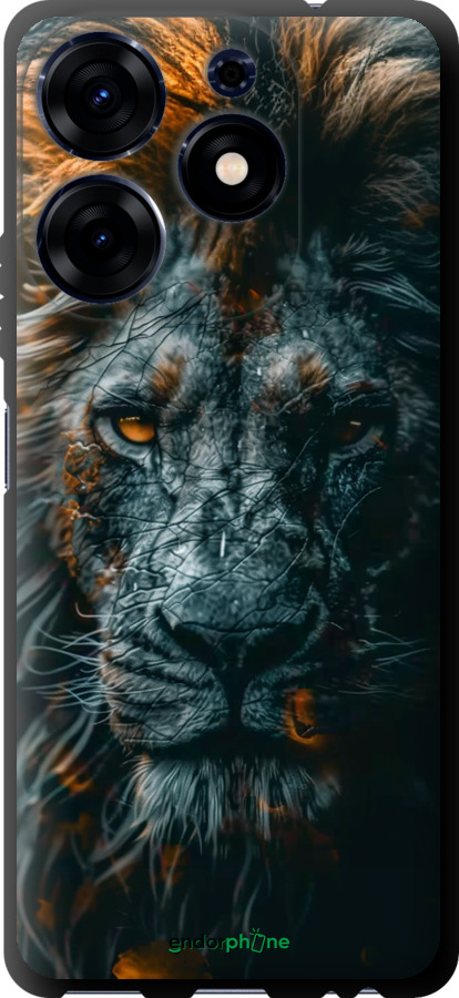 TPU чехол Лев в сумерках для Tecno Spark 10 Pro - 6154b-3022 изображение 