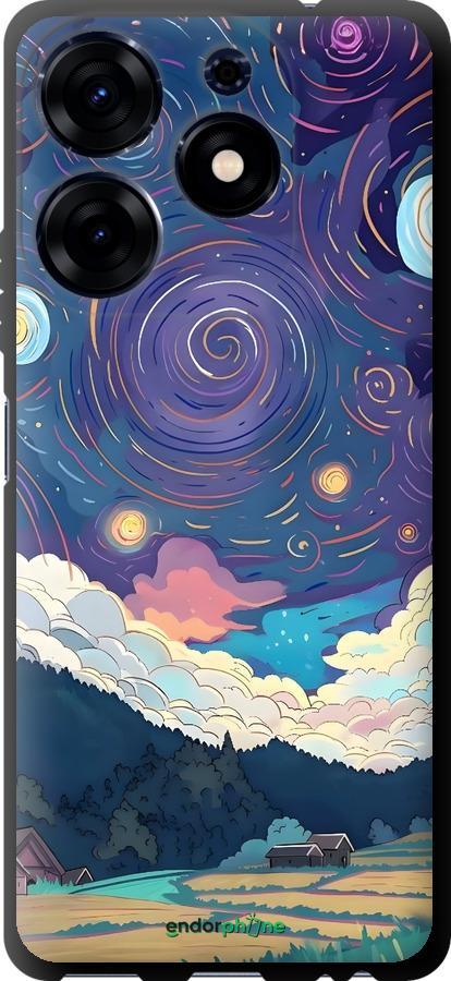 TPU чехол Креативный арт для Tecno Spark 10 Pro - 6322b-3022 изображение 