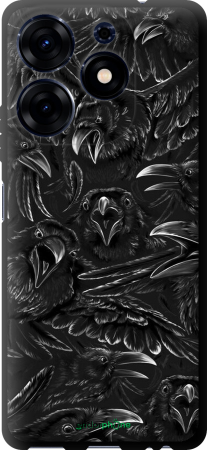 TPU чехол Вороня лють для Tecno Spark 10 Pro - 6474b-3022 изображение 
