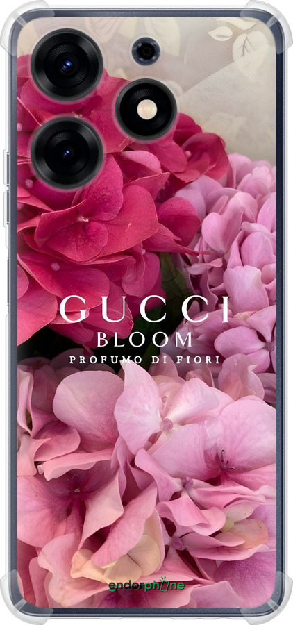 Силикон с усиленными углами чехол Гучи для Tecno Spark 10 Pro - 6341sp-3022 изображение 