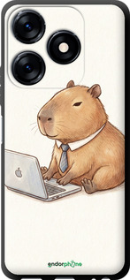 TPU чехол Funny Capybara CEO Working для Tecno Spark 10 - 6777b-3023 изображение 