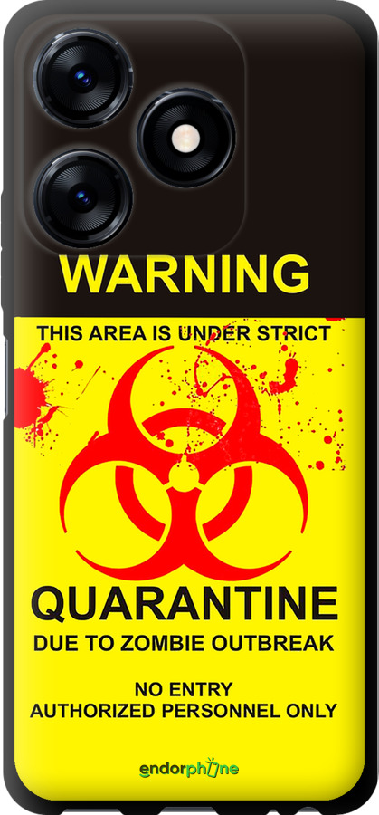 TPU чехол Biohazard 9 для Tecno Spark 10 - 4825b-3023 изображение 