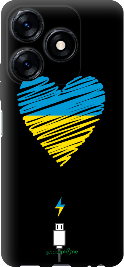 TPU чехол Підзарядка серця 2 для Tecno Spark 10C - 5295b-3116 изображение 
