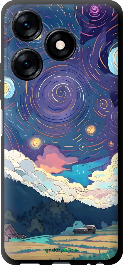 TPU чехол Креативний арт для Tecno Spark 10C - 6322b-3116 изображение 