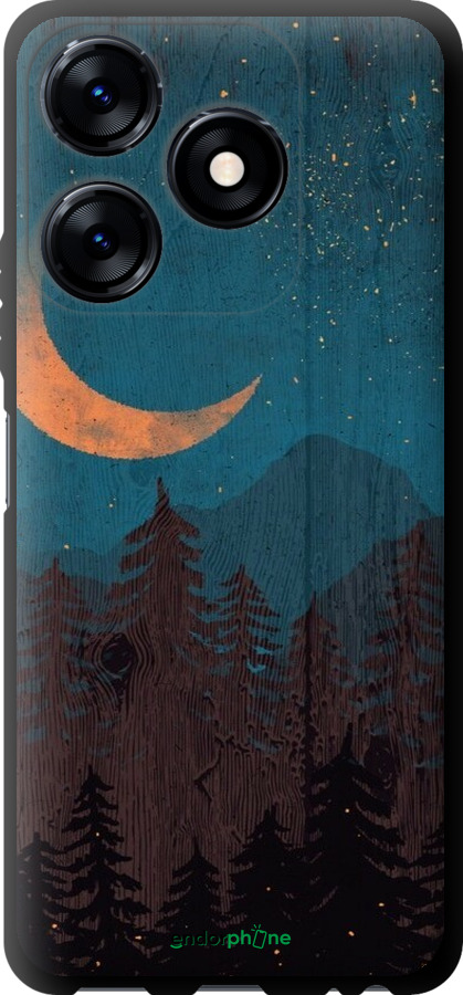 TPU чехол Зоряний ліс для Tecno Spark 10 - 6480b-3023 изображение 