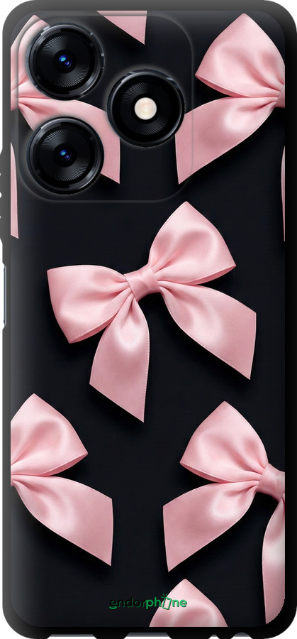TPU чехол Coquette Ribbons Dark Coquette для Tecno Spark 10 - 6767b-3023 изображение 