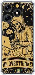 Силикон с усиленными углами чехол The Overthinker для Tecno Spark 10 - 6774sp-3023 изображение 