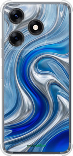 Силикон с усиленными углами чехол Liquid Chrome для Tecno Spark 10C - 6781sp-3116 изображение 