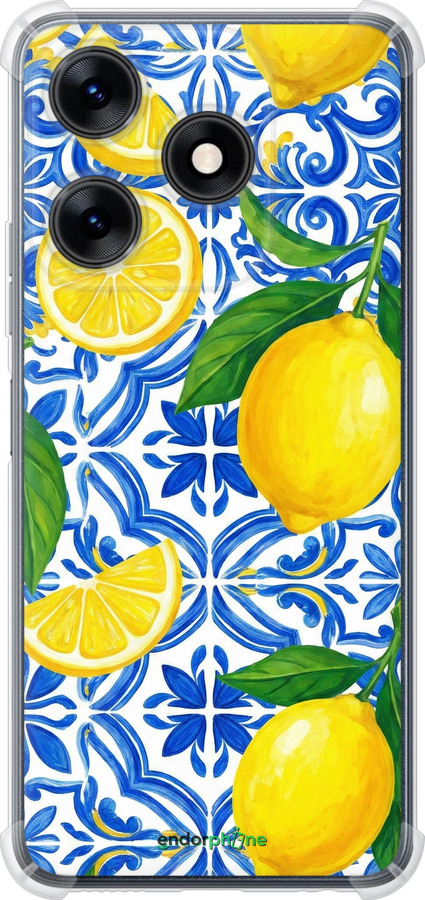 Силикон с усиленными углами чехол Grocery Girl Italian Summer для Tecno Spark 10 - 6766sp-3023 изображение 