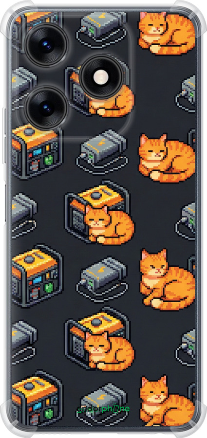 Силикон с усиленными углами чехол Autonomous Zone для Tecno Spark 10 - 6771sp-3023 изображение 