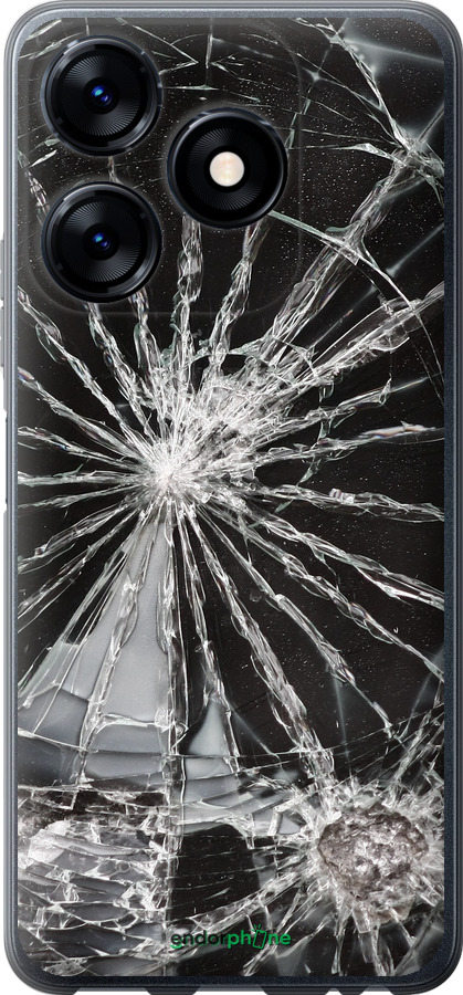 Силиконовый чехол Glass для Tecno Spark 10C - 6608u-3116 изображение 