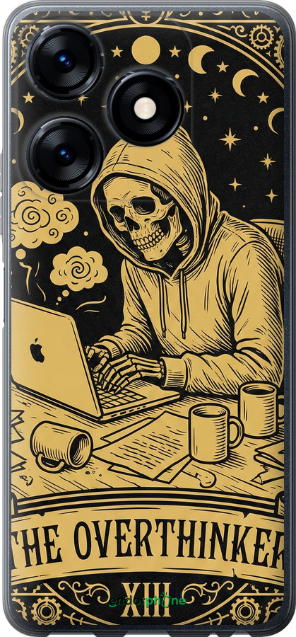 Силіконовий чехол The Overthinker для Tecno Spark 10 - 6774u-3023 изображение 