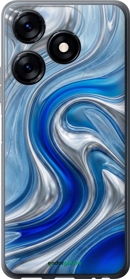 Силиконовый чехол Liquid Chrome для Tecno Spark 10C - 6781u-3116 изображение 