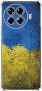 Силикон с усиленными углами чехол Флаг Украины 2 для Tecno Spark 20 Pro+ - 401sp-3663 изображение 