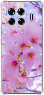 Силикон с усиленными углами чехол Сакура для Tecno Spark 20 Pro+ - 6029sp-3663 изображение 