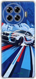 Силикон с усиленными углами чехол БМВ для Tecno Spark 20 Pro+ - 6292sp-3663 изображение 