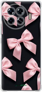 Силикон с усиленными углами чехол Coquette Ribbons Dark Coquette для Tecno Spark 20 Pro+ - 6767sp-3663 изображение 