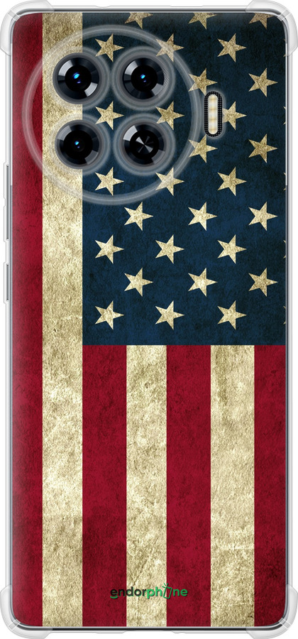 Силикон с усиленными углами чехол Флаг США для Tecno Spark 20 Pro+ - 395sp-3663 изображение 