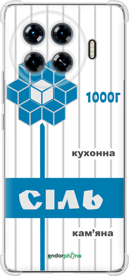 Силіконовий протиударний с посиленими кутами чехол Сіль UA для Tecno Spark 20 Pro+ - 5625sp-3663 изображение 