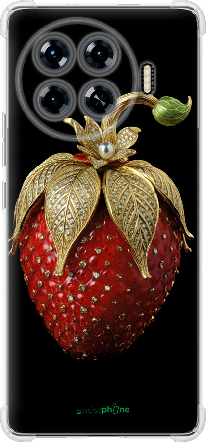 Силикон с усиленными углами чехол Клубника v3 для Tecno Spark 20 Pro+ - 5638sp-3663 изображение 