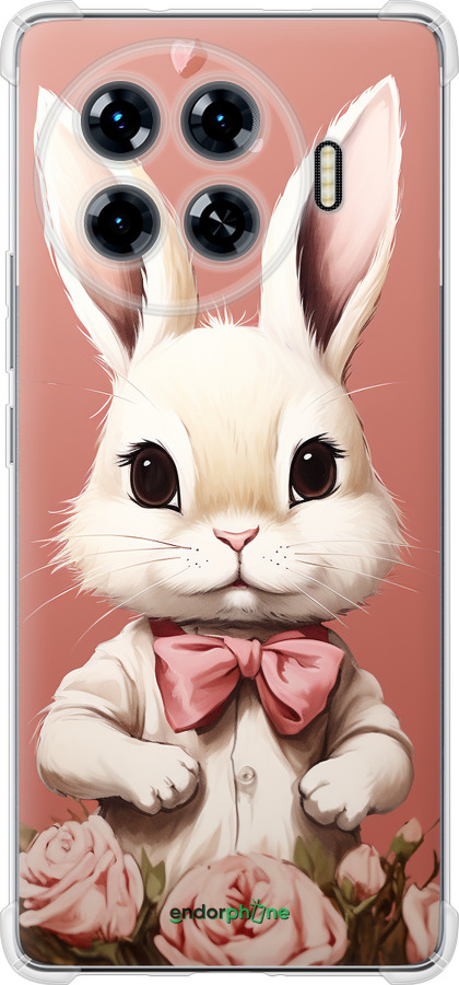 Силикон с усиленными углами чехол Зайчик для Tecno Spark 20 Pro+ - 5669sp-3663 изображение 