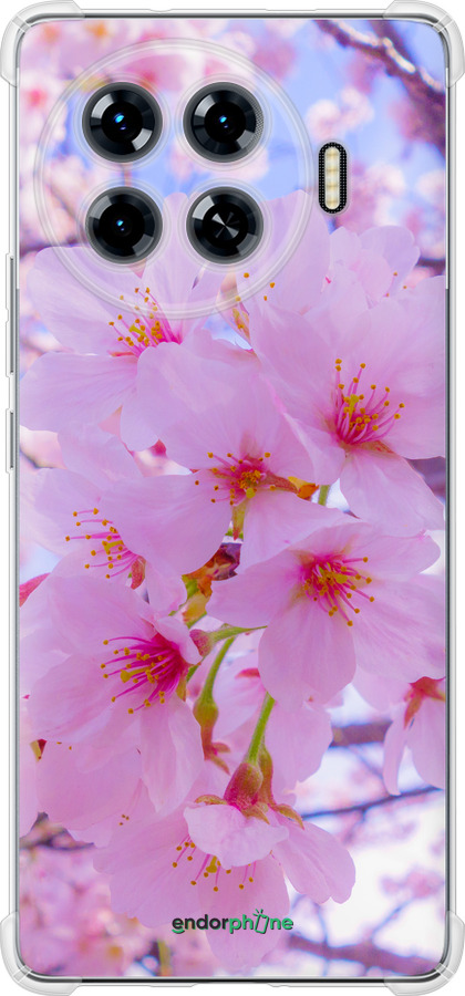 Силикон с усиленными углами чехол Сакура для Tecno Spark 20 Pro+ - 6029sp-3663 изображение 