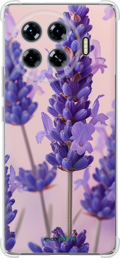 Силикон с усиленными углами чехол Лаванда для Tecno Spark 20 Pro+ - 6037sp-3663 изображение 