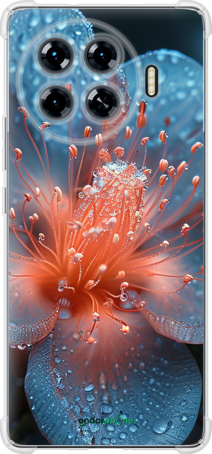 Силикон с усиленными углами чехол Роса на цветке для Tecno Spark 20 Pro+ - 6039sp-3663 изображение 