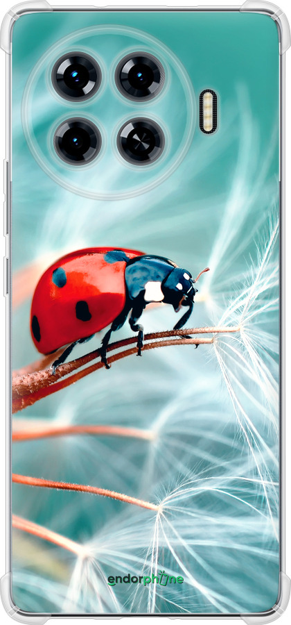 Силикон с усиленными углами чехол Божья коровка для Tecno Spark 20 Pro+ - 6049sp-3663 изображение 