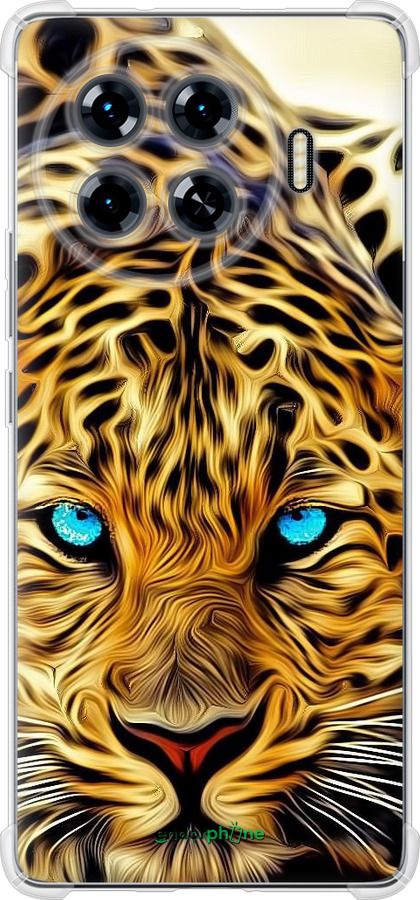 Силикон с усиленными углами чехол Леопард для Tecno Spark 20 Pro+ - 6611sp-3663 изображение 