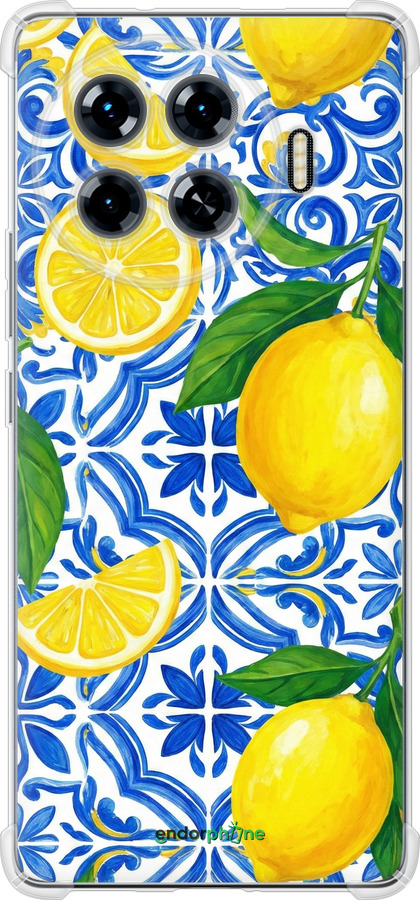 Силикон с усиленными углами чехол Grocery Girl Italian Summer для Tecno Spark 20 Pro+ - 6766sp-3663 изображение 